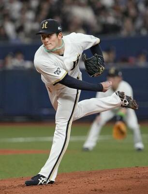 　７回無失点で３勝目を挙げたオリックス・高島＝京セラドーム
