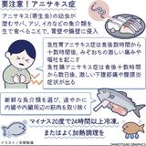 激痛、生の魚介類は要注意
