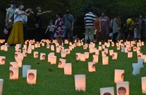 下野・天平の丘公園で「燈桜会」
