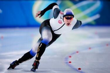 スピード男子、新濱立也６位