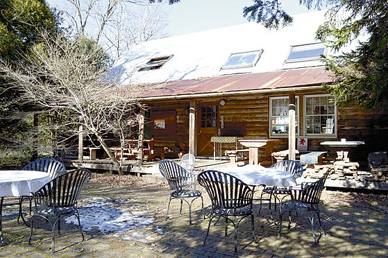 「カフェ　ブロッサム」の外観