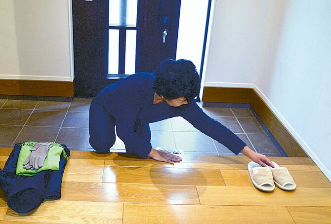 スリッパ(訪問先のもの)は上座側に