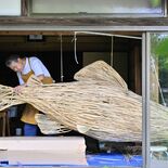 大阪・関西万博の栃木県ブースで展示へ　竹製アユのオブジェ制作が大詰め　