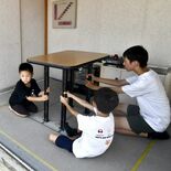 高根沢の仁井田自治会　災害時に備えフェア　起震車体験や炊き出しなど