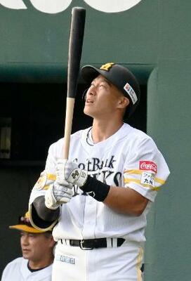 　ウエスタン・リーグの広島戦で実戦復帰したソフトバンク・柳田＝タマホームスタジアム筑後