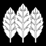 三本杉(さんぼんすぎ)〈植物紋 杉〉