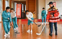 バックス選手 こつ伝授　