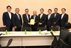 農業の構造転換 支援求め要請書