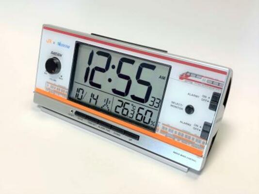 　ＪＲ東海と名古屋鉄道のグループ会社がコラボした目覚まし時計のＪＲ東海バージョン（ＪＲ東海提供）