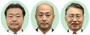 日光市長選に立候補を予定する（左から）粉川昭一氏、瀬高哲雄氏、武田幸雄氏