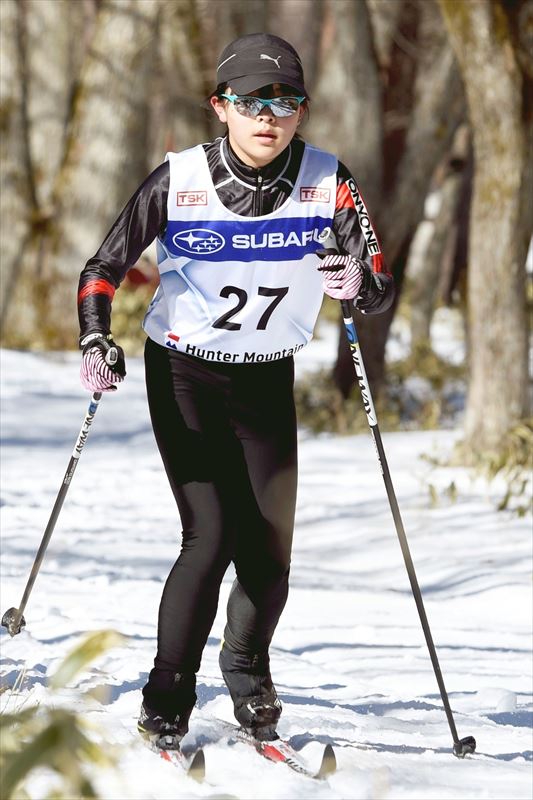 斎藤（大山）がK1女子制す クロスカントリースキー県ユース