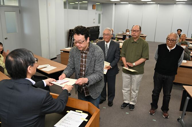 銅賞の北山建穂さん