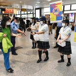 大学生ら、駅で痴漢防止呼びかけ　「絶対許さないという思い広めて」　宇都宮