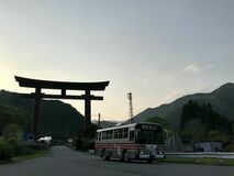 【夕刊】引退間近“最古のバス”展示