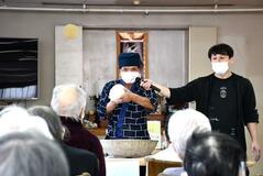 そば打ち慰問20年超