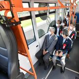自動運転で国体会場へ　栃木県のバス実験開始【動画】