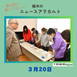 ３月20日の栃木県内ニュース　「朝ドラ主人公のモチーフ、大関和を知ろう　大田原で歴史講演会」など3本をお届けします