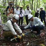 鹿沼「茂呂山を愛する会」設立３年　枯れ木伐採や除草活動、憩いの場に