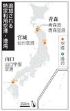 特定利用空港・港湾に４カ所追加