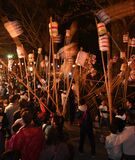 威勢よく「提灯もみ」　野木