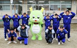 小山・間々田中にマスコット誕生　生徒会が企画「有名になって」