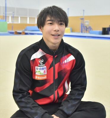 パリ五輪の代表選考を兼ねた国内大会へ意気込みを語る谷田＝順大