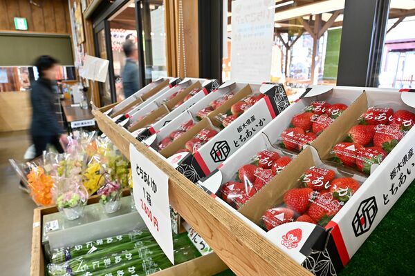 まちの駅新鹿沼宿で販売されている、ＪＡかみつがの「とちあいか」