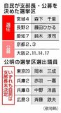 次期衆院選候補 自民、擁立を加速