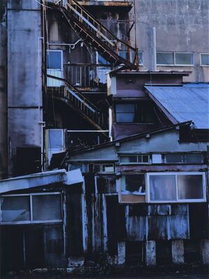 金賞に選ばれた古内さんの作品「ＯＬＤ　ＴＯＷＮ」