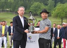 片山晋呉、シニア初優勝　崎山、県勢最高43位　シニアゴルフ・すまいーだ杯