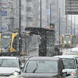 栃木県内広範囲で雪　平地でも積雪