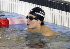 「2種目日本新」松下力強く決意