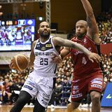 かつての戦友たちと激戦、土壇場で突き放す　ブレックス５連勝　後半急失速、第４Q同点許す