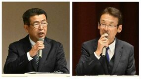 市貝町長選へ2氏が討論