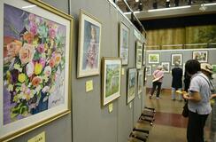 ６サークルが 合同水彩画展 