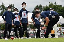 国体公開競技ゲートボール開幕　大田原