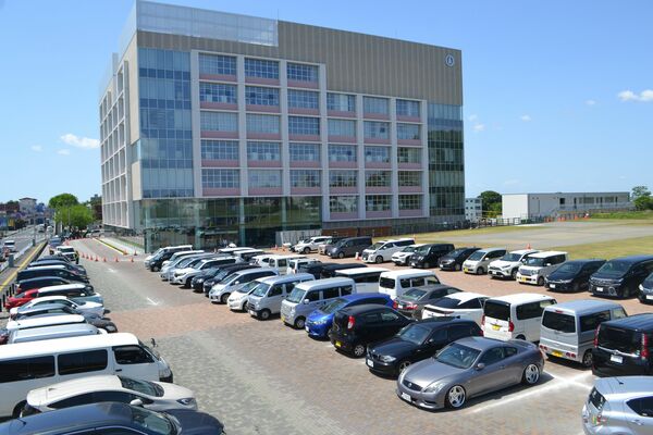 12日で閉鎖となる御殿広場臨時駐車場