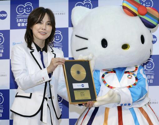 県が県文化財オフィサーに委嘱する相川七瀬さん＝2020年９月28日、東京都内で撮影