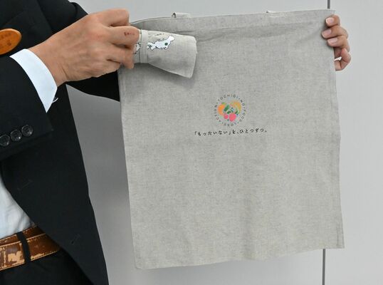 プロジェクトの参加校に提供するオリジナルエコバッグ