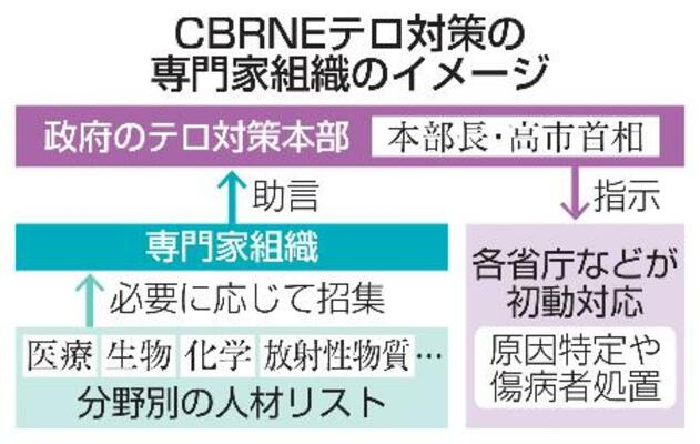 政府が創設する専門家組織のイメージ