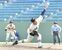 代表決定戦を１安打７奪三振で完封した、作新の亀山＝エイジェックスタジアム、加藤竜矢撮影