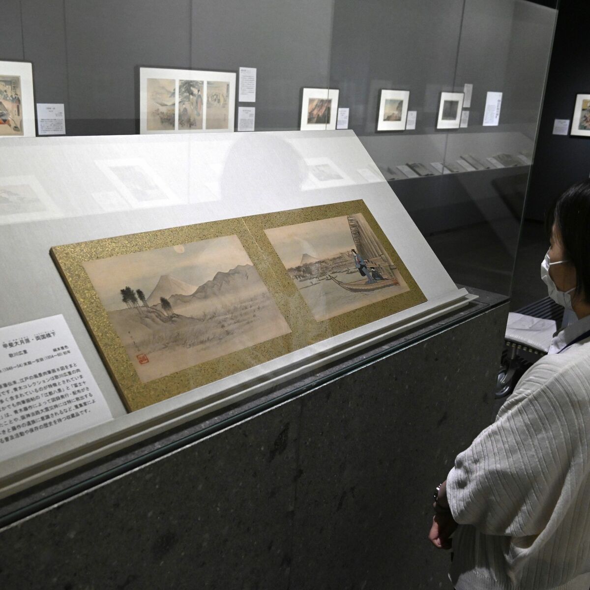 歌川広重の肉筆画など、えりすぐりの収蔵品並ぶ 馬頭広重美術館で8日