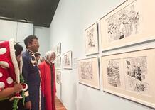 米国で日本漫画原画展