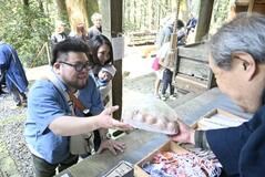 「子授けの卵」で 安産祈願と感謝