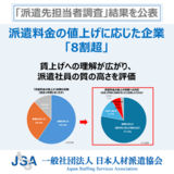 派遣料金の値上げに応じた企業は8割超