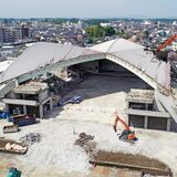 「涙を流す通行人も」　県体育館、取り壊し進む　６月下旬に完了予定　