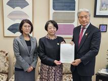 那須南病院へ 財政支援要望