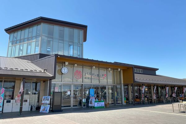 新４号国道沿いにあり隣県などからの買い物客も多い「道の駅まくらがの里こが」