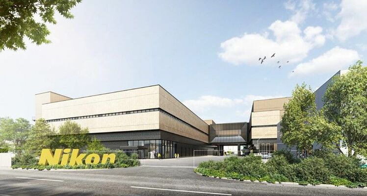 建設する新工場のイメージ画像（ニコン提供）