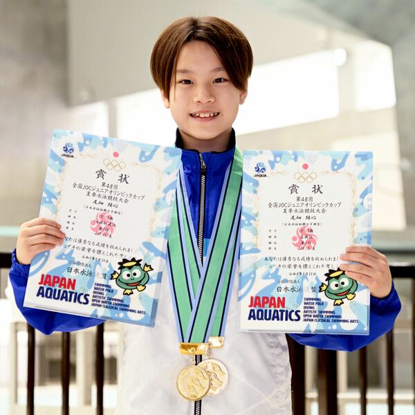 飛び込みJOCジュニアオリンピックカップ 尾畑（NSP宇都宮）が2